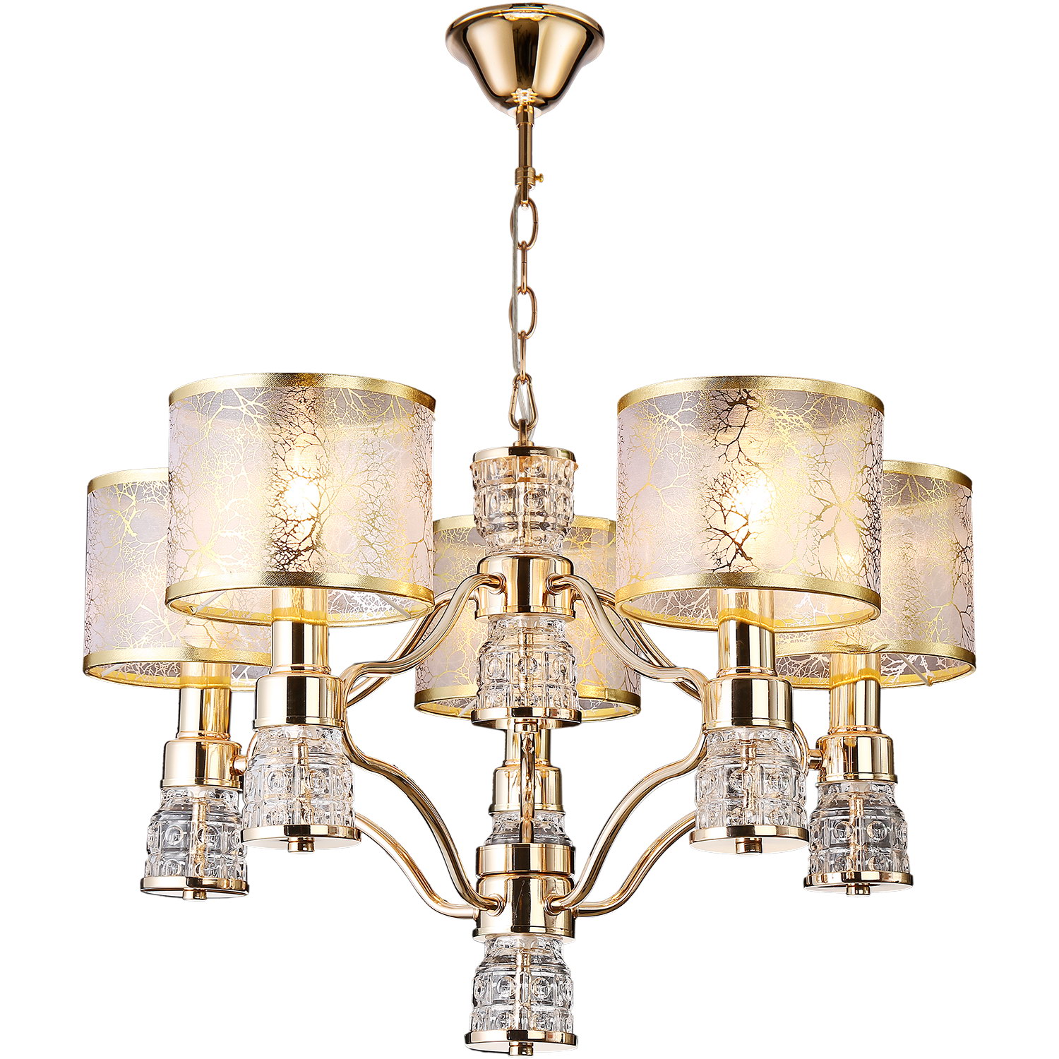 

Люстра классическая Illumico IL6216-5P-27 GD