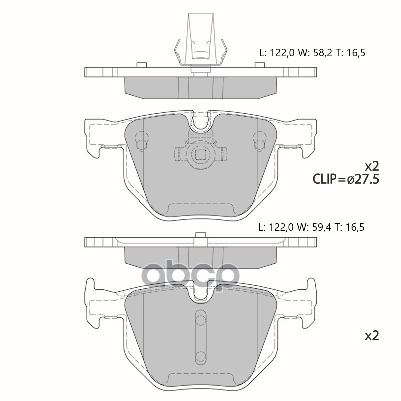 

Тормозные колодки AVANTECH AV210