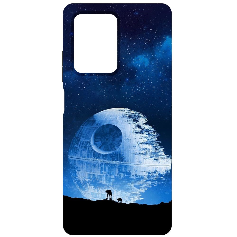 

Чехол-накладка Soft Case Звездные Войны. Звезда смерти для Xiaomi Redmi Note 12 Pro 5G, Черный