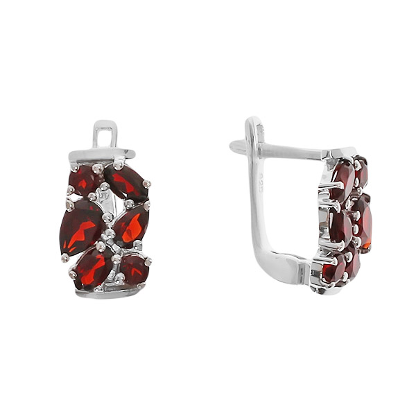 

Серьги из серебра с гранатом Balex Jewellery 2410931378, 2410931378
