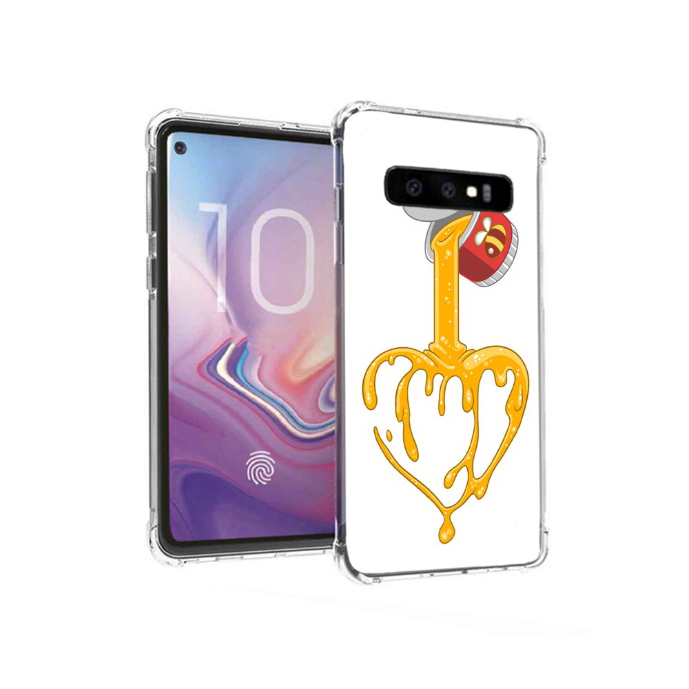 

Чехол MyPads Tocco для Samsung Galaxy S10 медовое сердце (PT125897.498.471), Прозрачный, Tocco