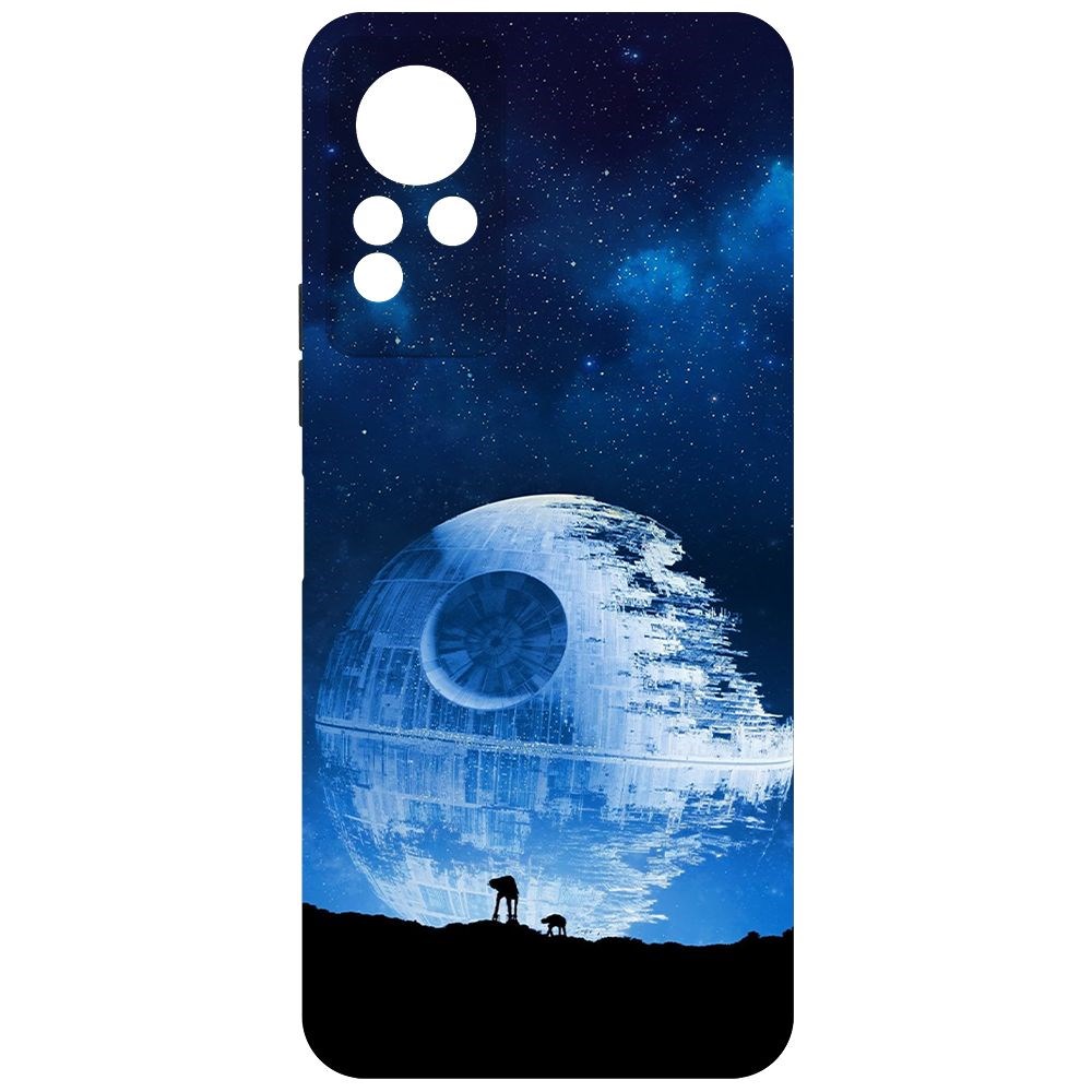 

Чехол-накладка Soft Case Звездные Войны. Звезда смерти для Infinix Note 12 NFC (G88), Черный