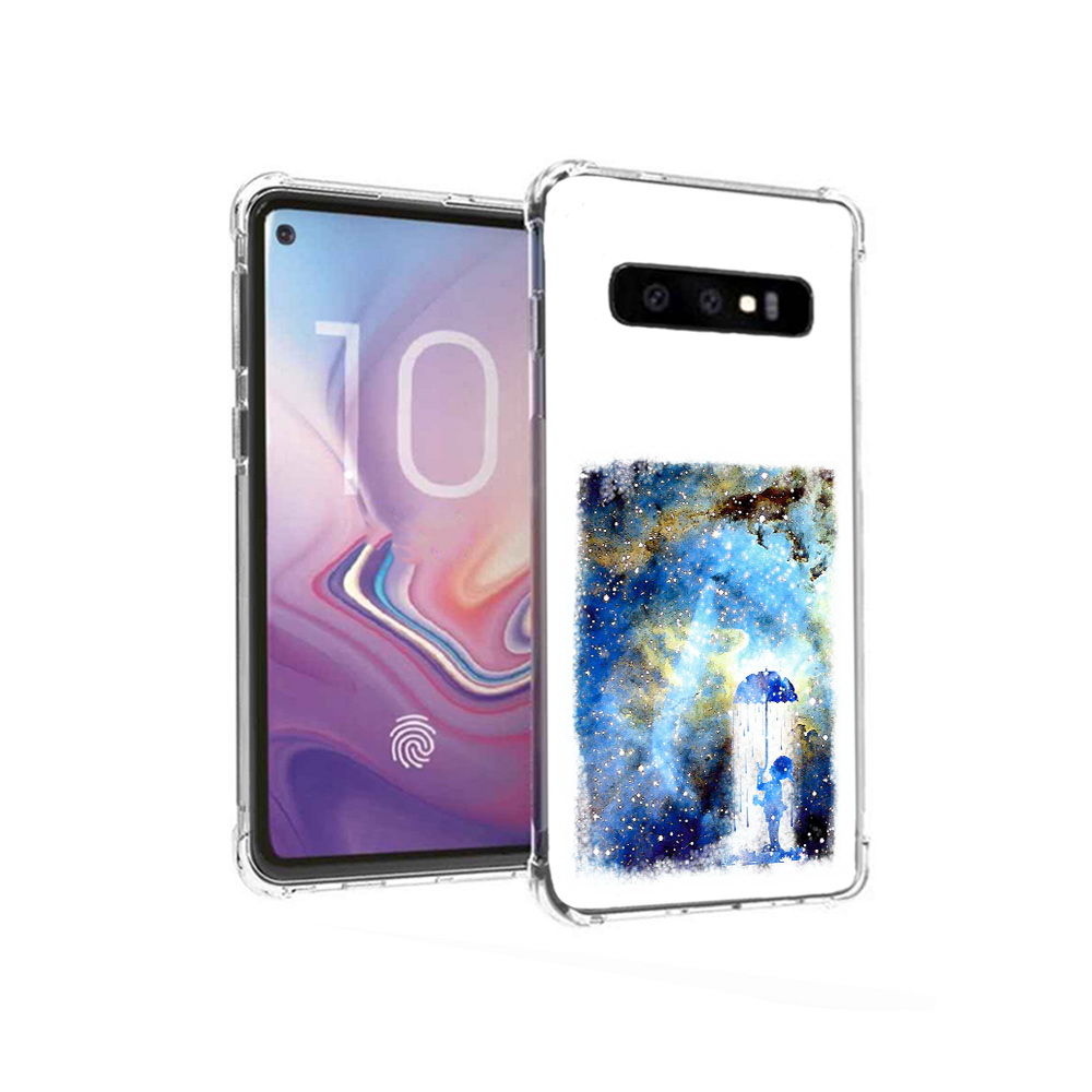 

Чехол MyPads Tocco для Samsung Galaxy S10 мальчик в небе (PT125897.498.455), Прозрачный, Tocco