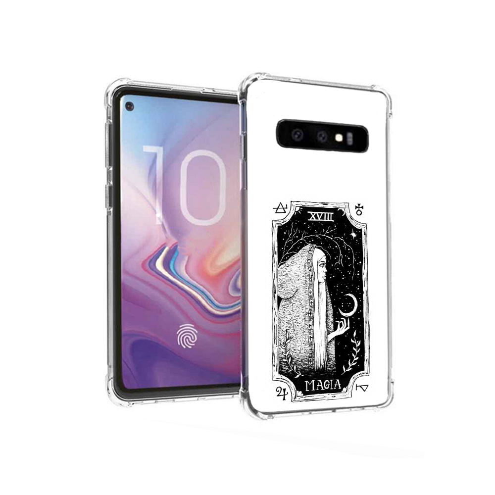 

Чехол MyPads Tocco для Samsung Galaxy S10 лунная магия (PT125897.498.447), Прозрачный, Tocco
