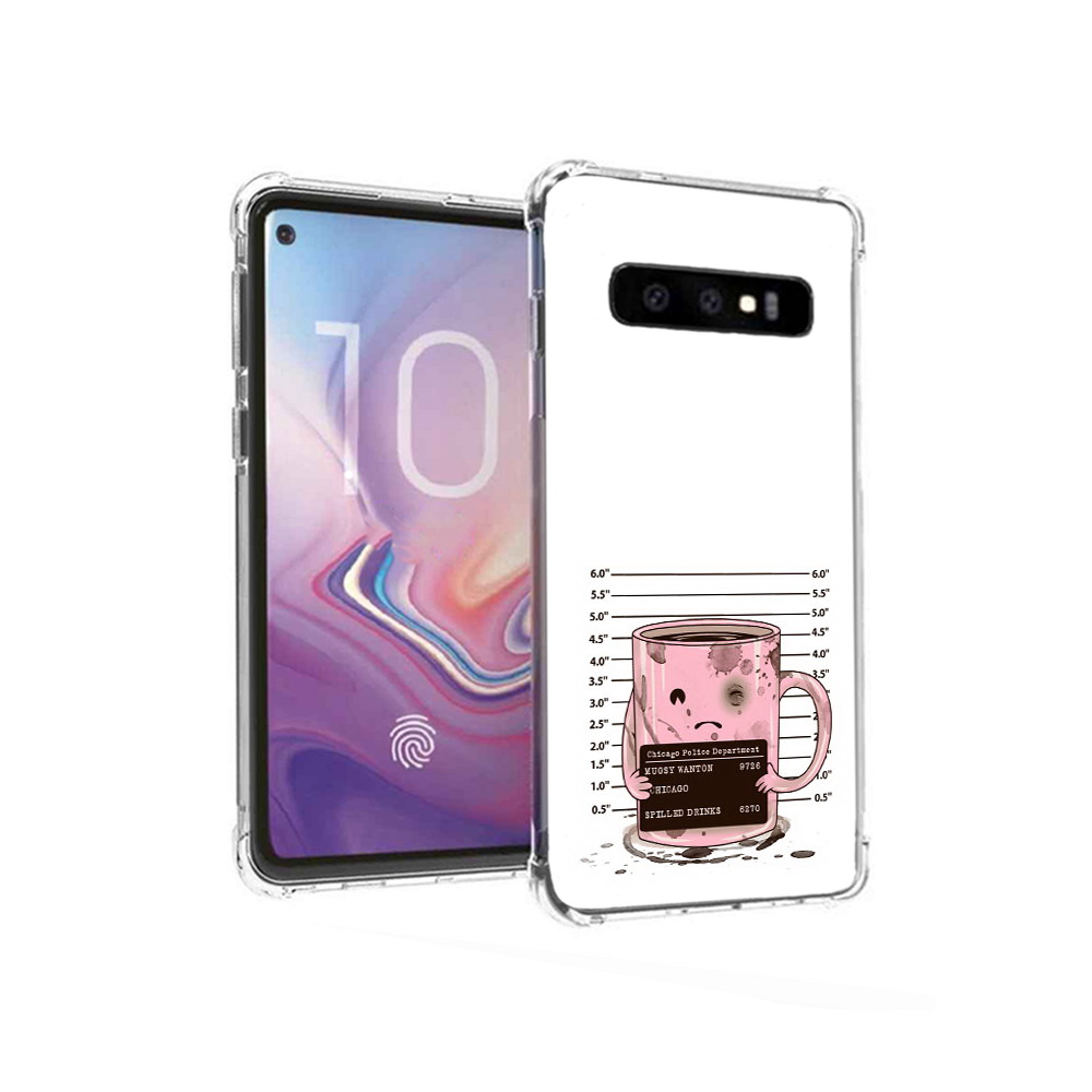 

Чехол MyPads Tocco для Samsung Galaxy S10 кружка (PT125897.498.420), Прозрачный, Tocco