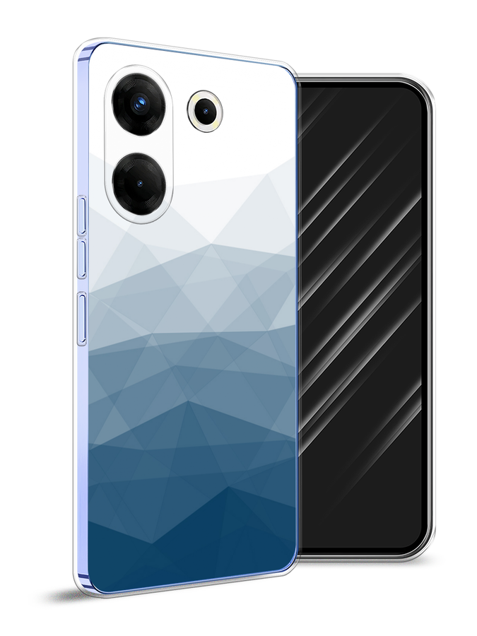

Чехол Awog на Tecno Camon 20 Pro 5G "Абстракция небо", Синий;голубой;белый, 304050-3