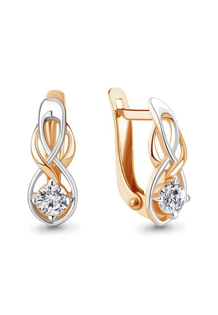 

Серьги из серебра с фианитом Kari Jewelry 43715.6, 43715.6