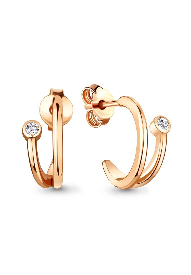 

Серьги из серебра с фианитом Kari Jewelry 48825А.6, 48825А.6