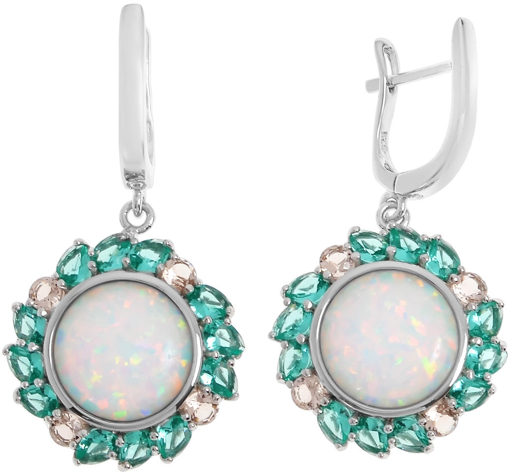 

Серьги из серебра с аквамарином Balex Jewellery 2432930151, 2432930151