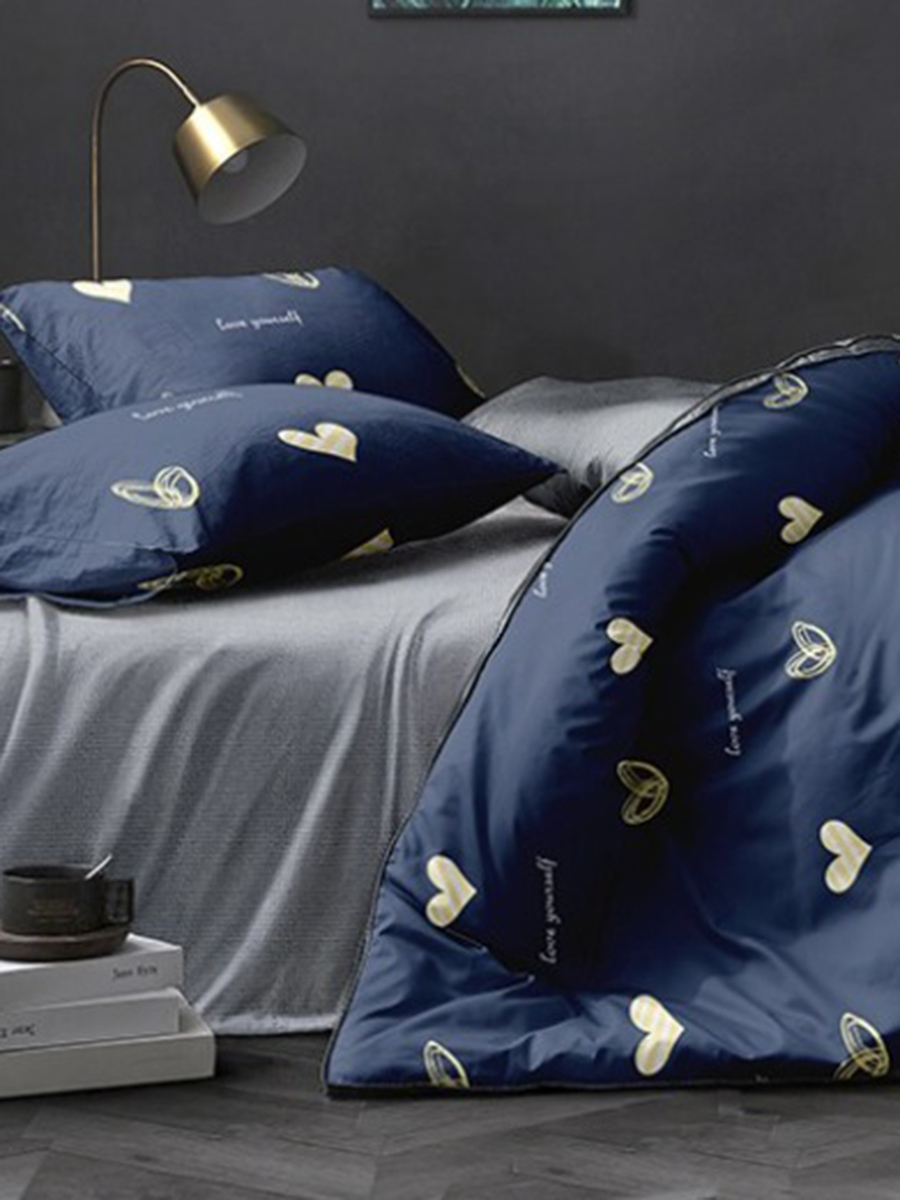 

Наволочка комплект 2шт Simple House "Cuore (полисатин)" 70х70 см