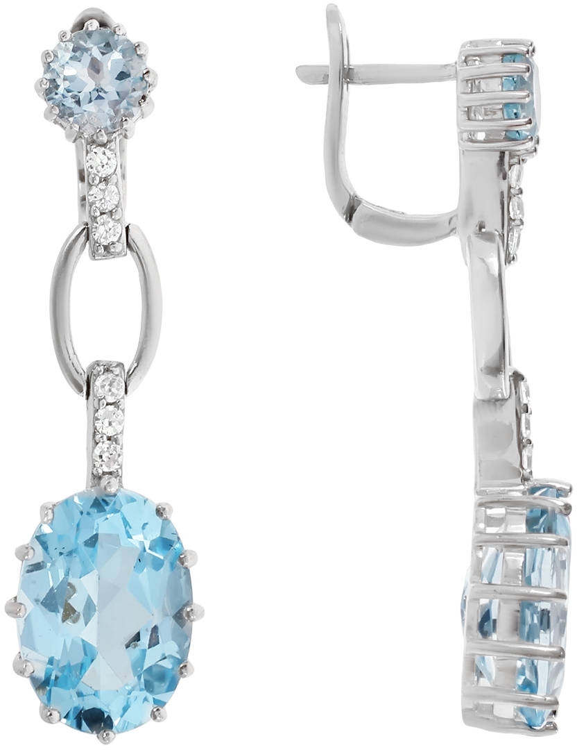 

Серьги из серебра с топазом Balex Jewellery 2416930103, 2416930103