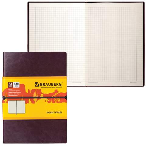 

Блокнот Brauberg 125238, 128 листов, A5, 3 штуки