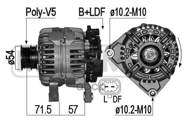 

Генератор ERA для Opel Astra H, Astra H GTC, Astra H Twintop 2004-2015 209081