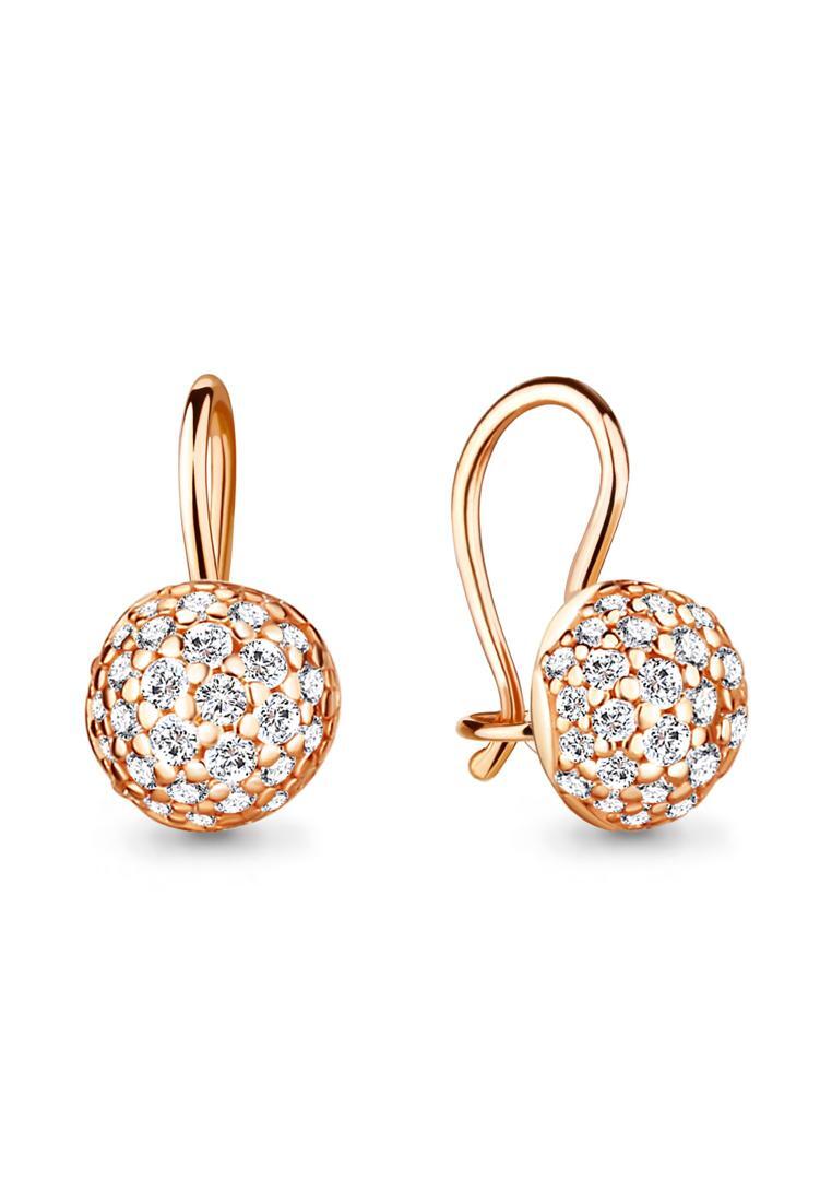 

Серьги из серебра с фианитом Kari Jewelry 40974А.6, 40974А.6