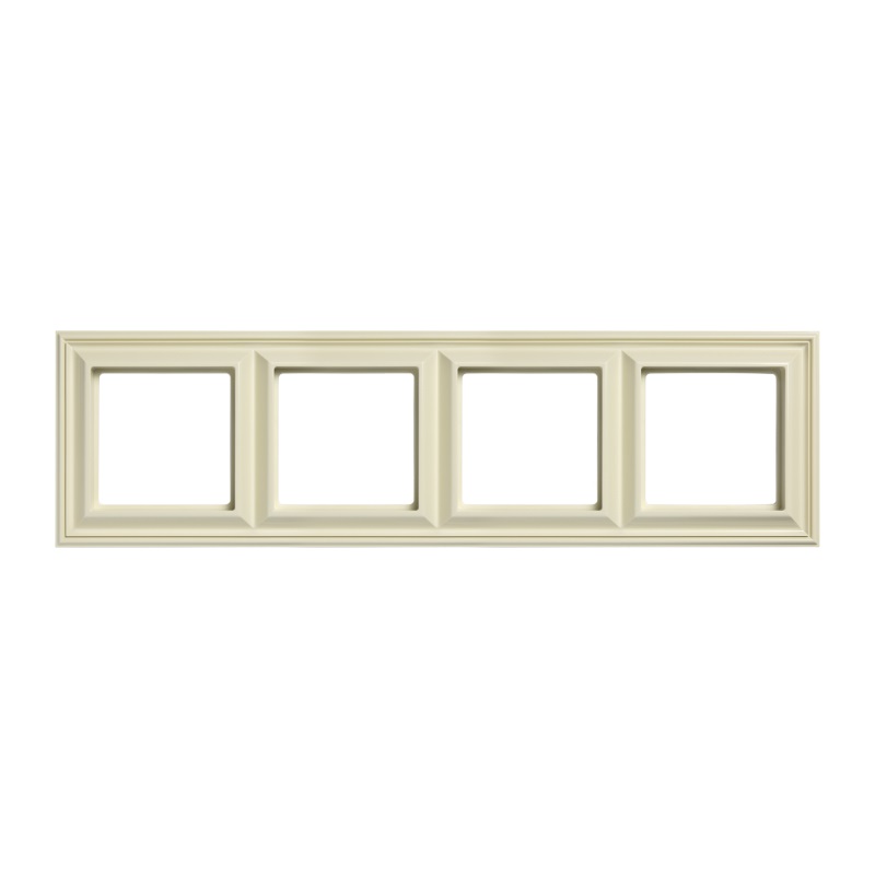 

Рамка JUNG EcoProfi DECO Слоновая кость Рамка 4-ая, Бежевый