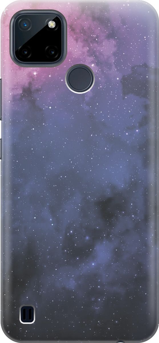 

Силиконовый чехол на Realme C21Y "Звездное зарево", Голубой;синий, 4881