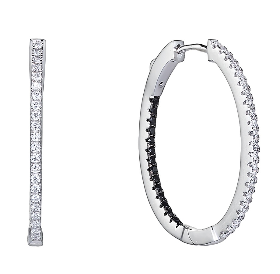 

Серьги из серебра с фианитом Balex Jewellery 2418910433, 2418910433