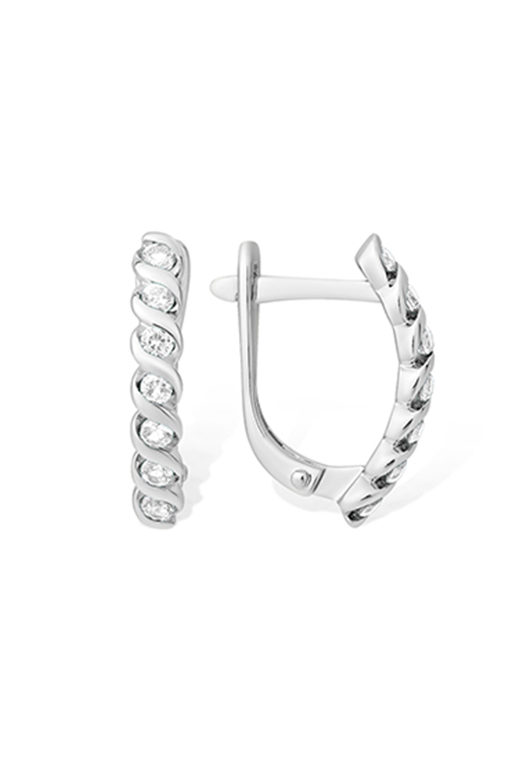 

Серьги из серебра с фианитом Kari Jewelry 1210015295-501, 1210015295-501