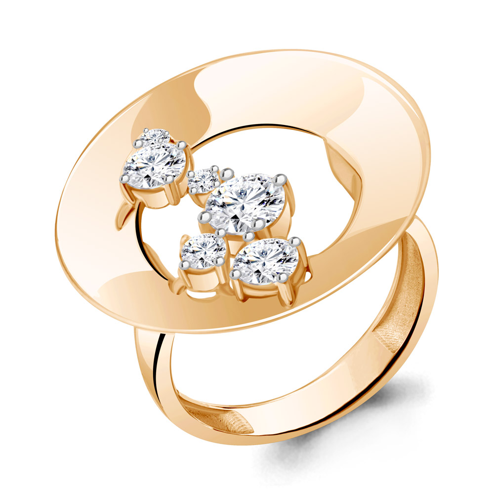 

Кольцо из серебра с фианитом Aquamarine Aquamarine 68972А_925_з р. 18,5, 68972А_925_з