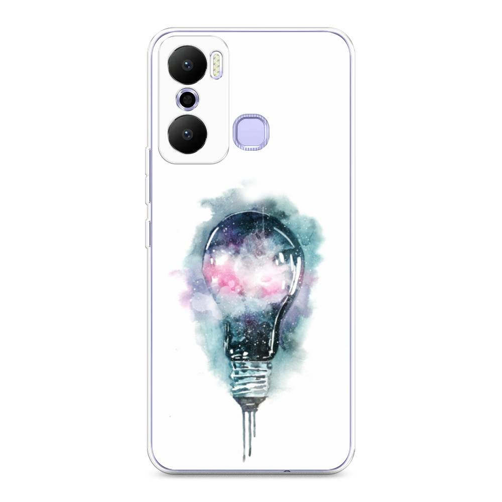 

Чехол на Infinix Hot 20 Play "Волшебная лампа", Белый;серый, 3103550-4