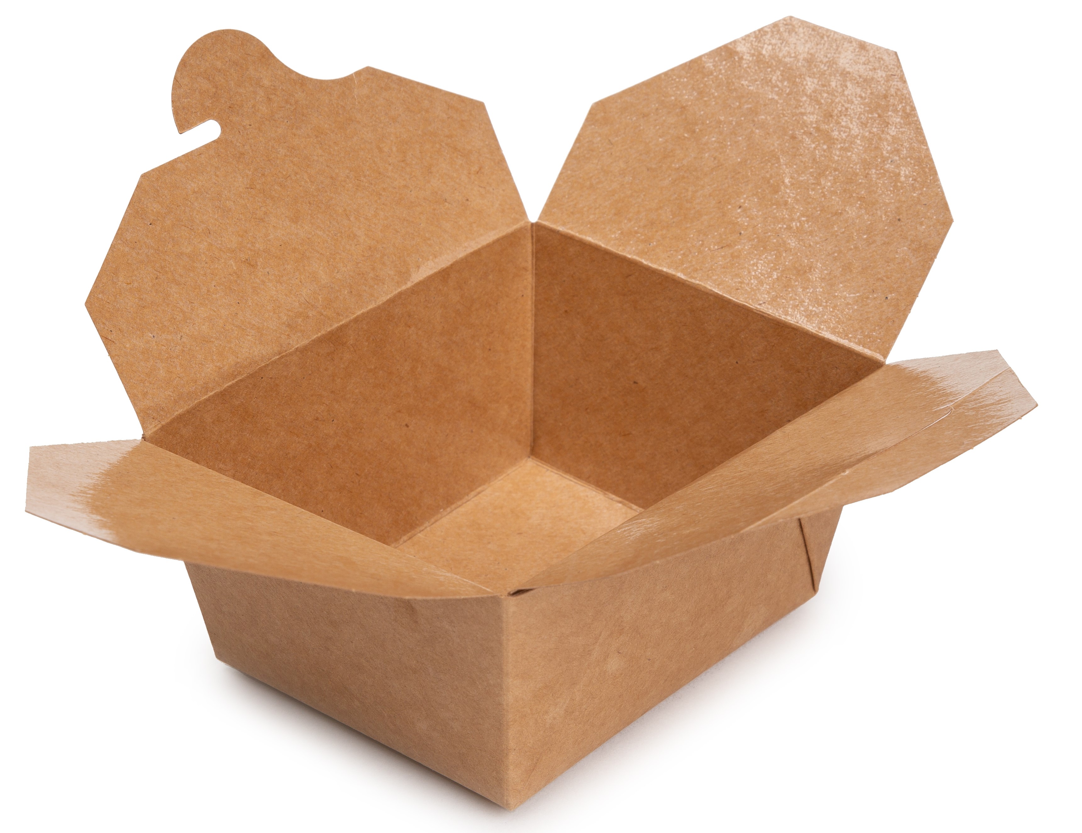 Коробка для лапши одноразовая DoEco Fold Box картон 600 мл 450 шт