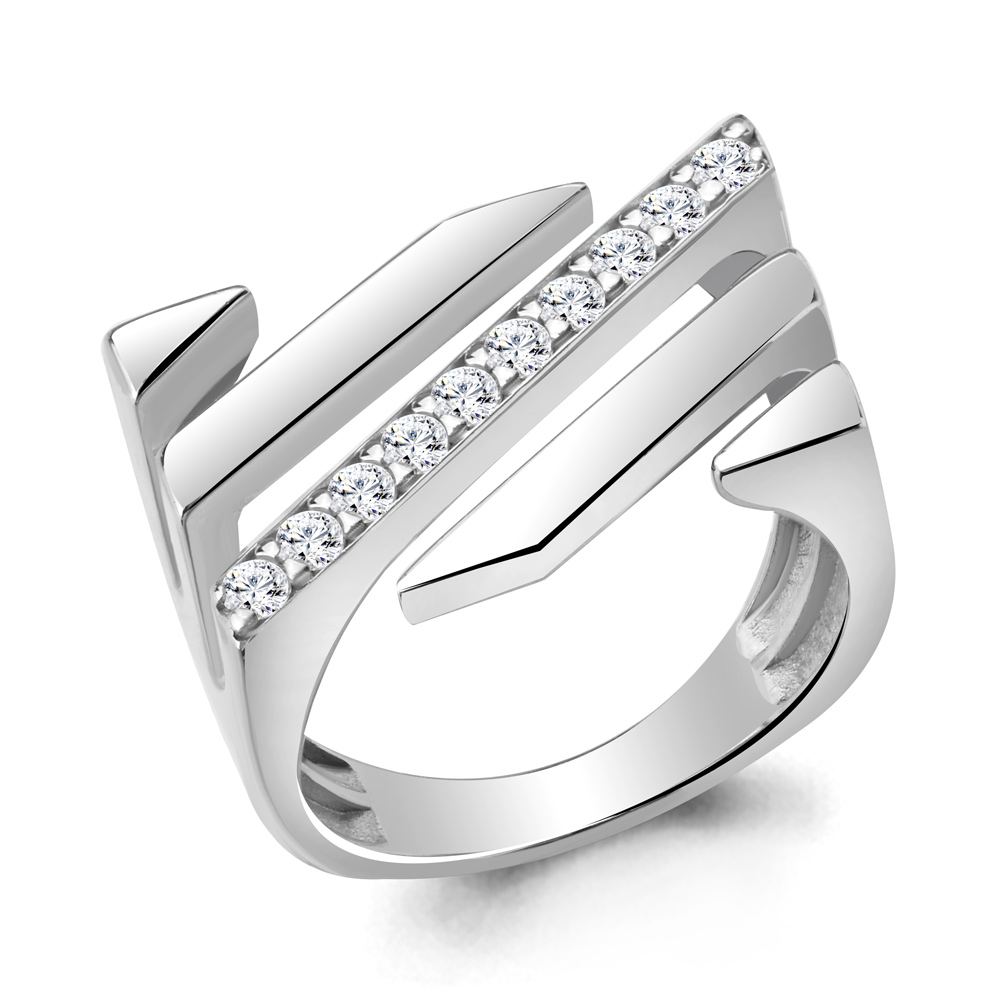

Кольцо из серебра с фианитом Aquamarine Aquamarine 68970А_925_р р. 17,5, 68970А_925_р