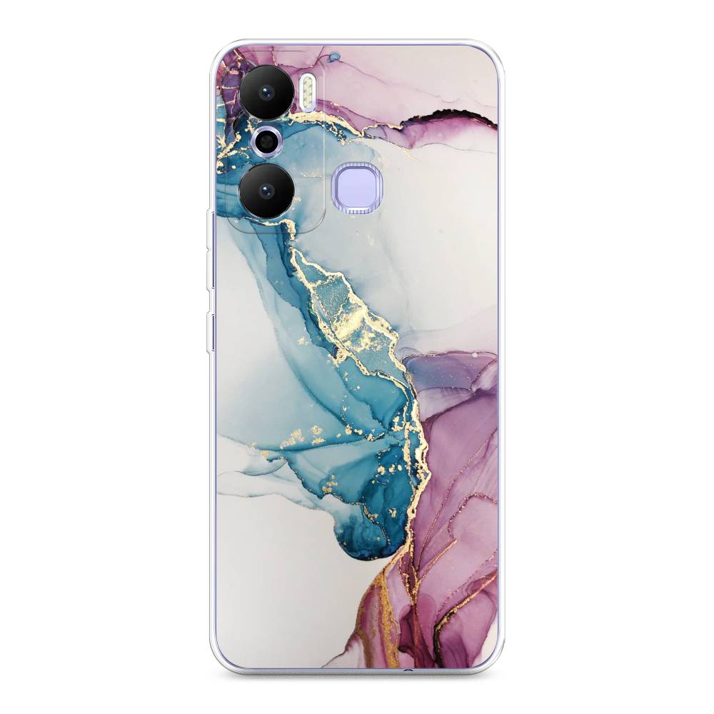 

Чехол на Infinix Hot 20 Play "Розовые разводы рисунок", 3103550-3