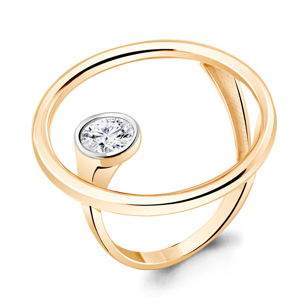 

Кольцо из серебра с фианитом Aquamarine Aquamarine 68966А_925_з р. 16,5, 68966А_925_з