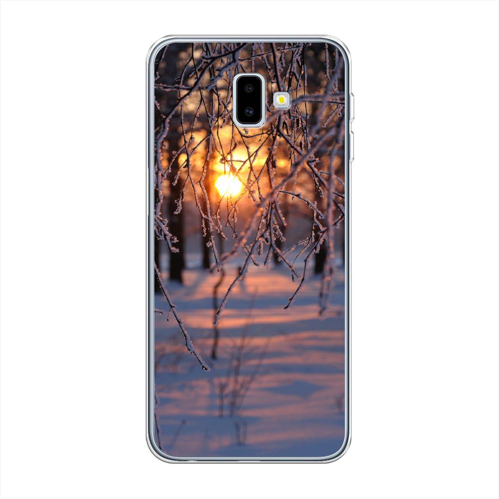 

Чехол на Samsung Galaxy J6 Plus 2018 "Зима 7", Оранжевый;розовый;черный, 26950-2