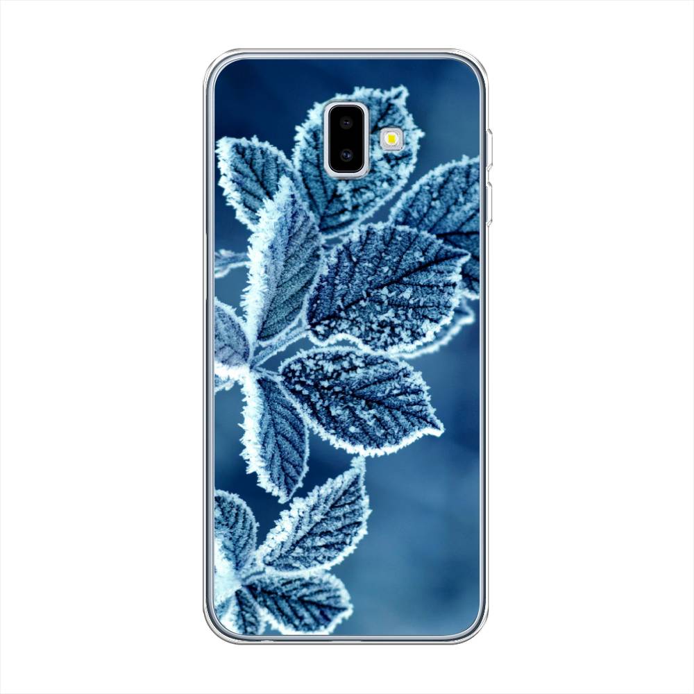 

Чехол на Samsung Galaxy J6 Plus 2018 "Зима 6", Голубой;белый, 26950-2
