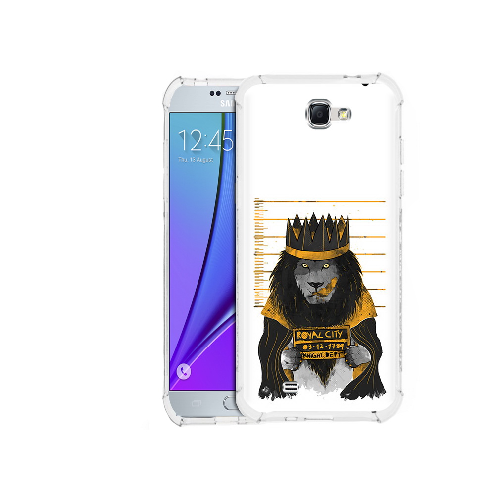 

Чехол MyPads Tocco для Samsung Galaxy Note 2 лев в законе (PT29983.561.435), Прозрачный, Tocco