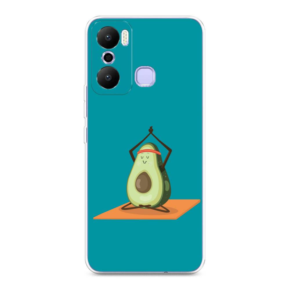 

Чехол на Infinix Hot 20 Play "Расслабься с авокадо", Голубой, 3103550-6