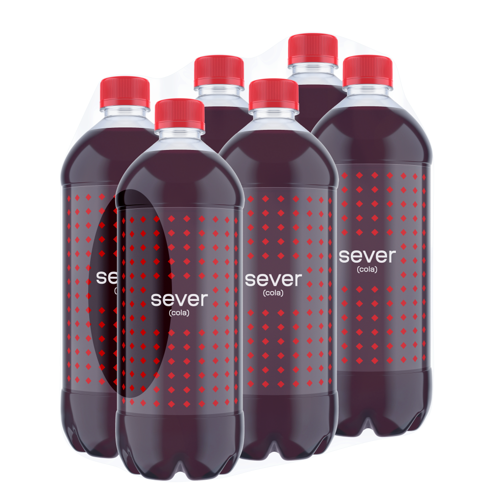 

Напиток газированный "Sever Cola" 1,0 л. х 6 шт.
