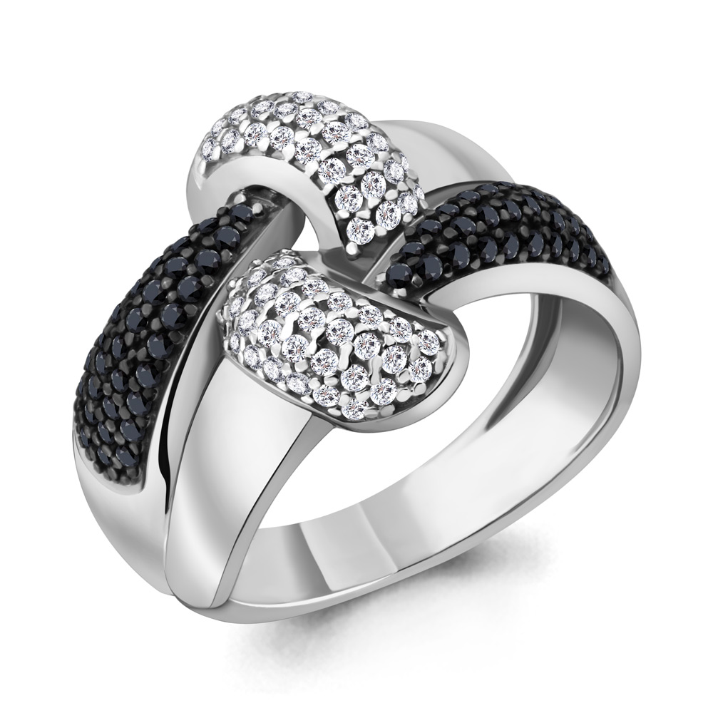 

Кольцо из серебра с фианитом Aquamarine Aquamarine 68958АЧ_925_р р. 18, 68958АЧ_925_р