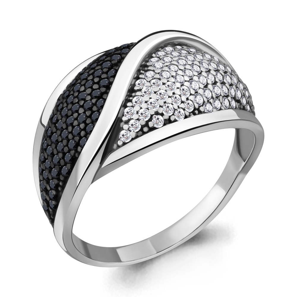 

Кольцо из серебра с фианитом Aquamarine Aquamarine 68957АЧ_925_р р. 18, 68957АЧ_925_р