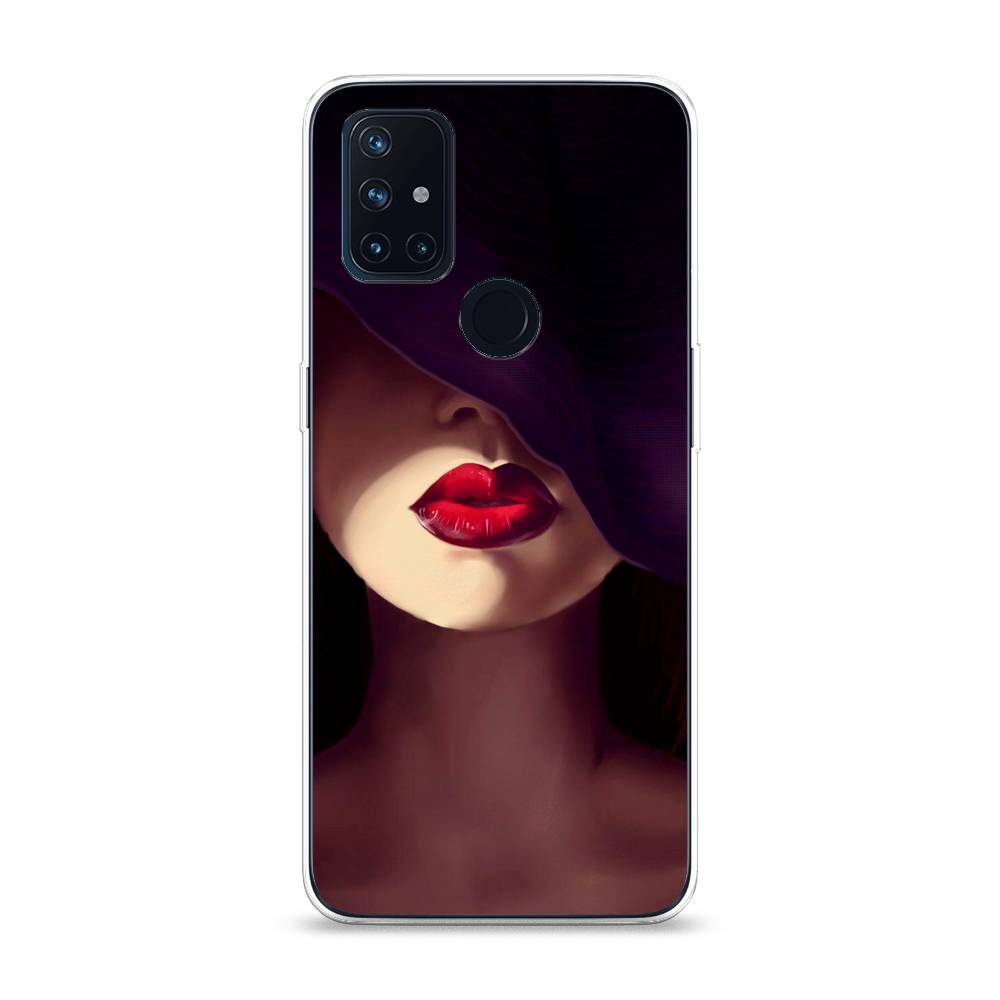 

Чехол Awog на OnePlus Nord N10 / ВанПлас Nord N10 "Красные губы", Черный;бежевый;красный, 152350-7