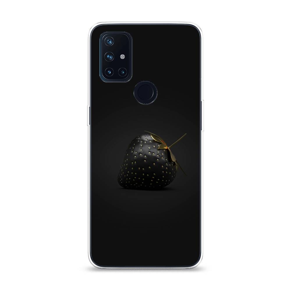 фото Чехол awog "черная клубника" для oneplus nord n10