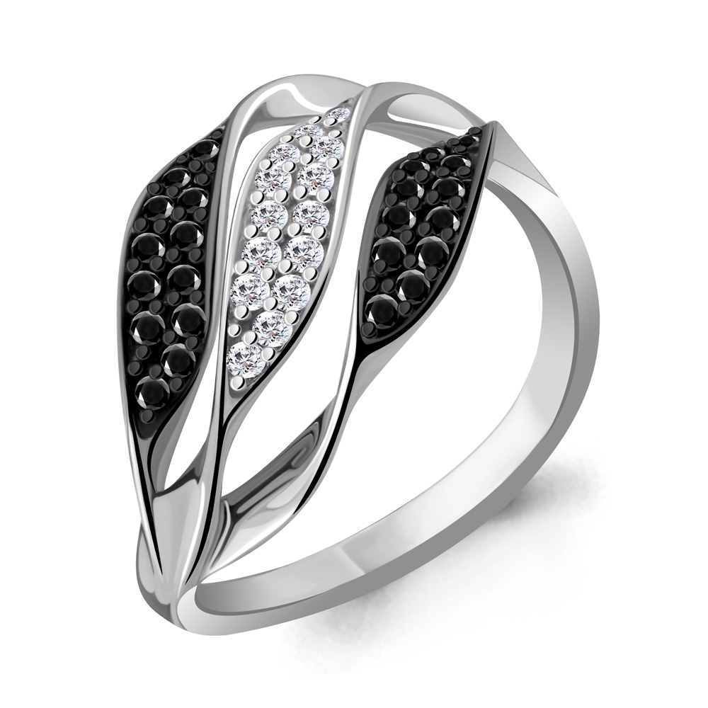 

Кольцо из серебра с фианитом Aquamarine Aquamarine 68954АЧ_925_р р. 18, 68954АЧ_925_р