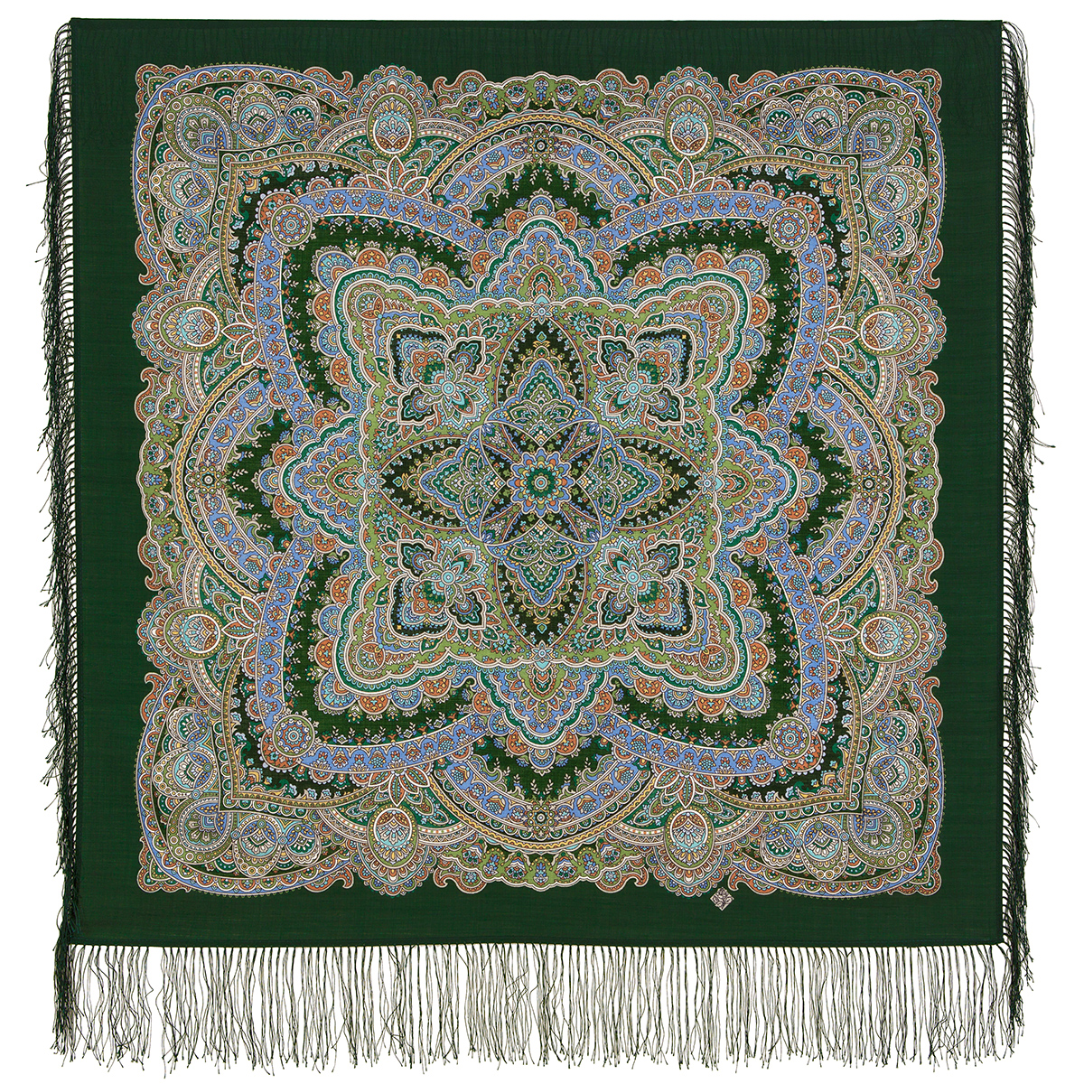 Платок женский Павловопосадский платок 1926 разноцветный