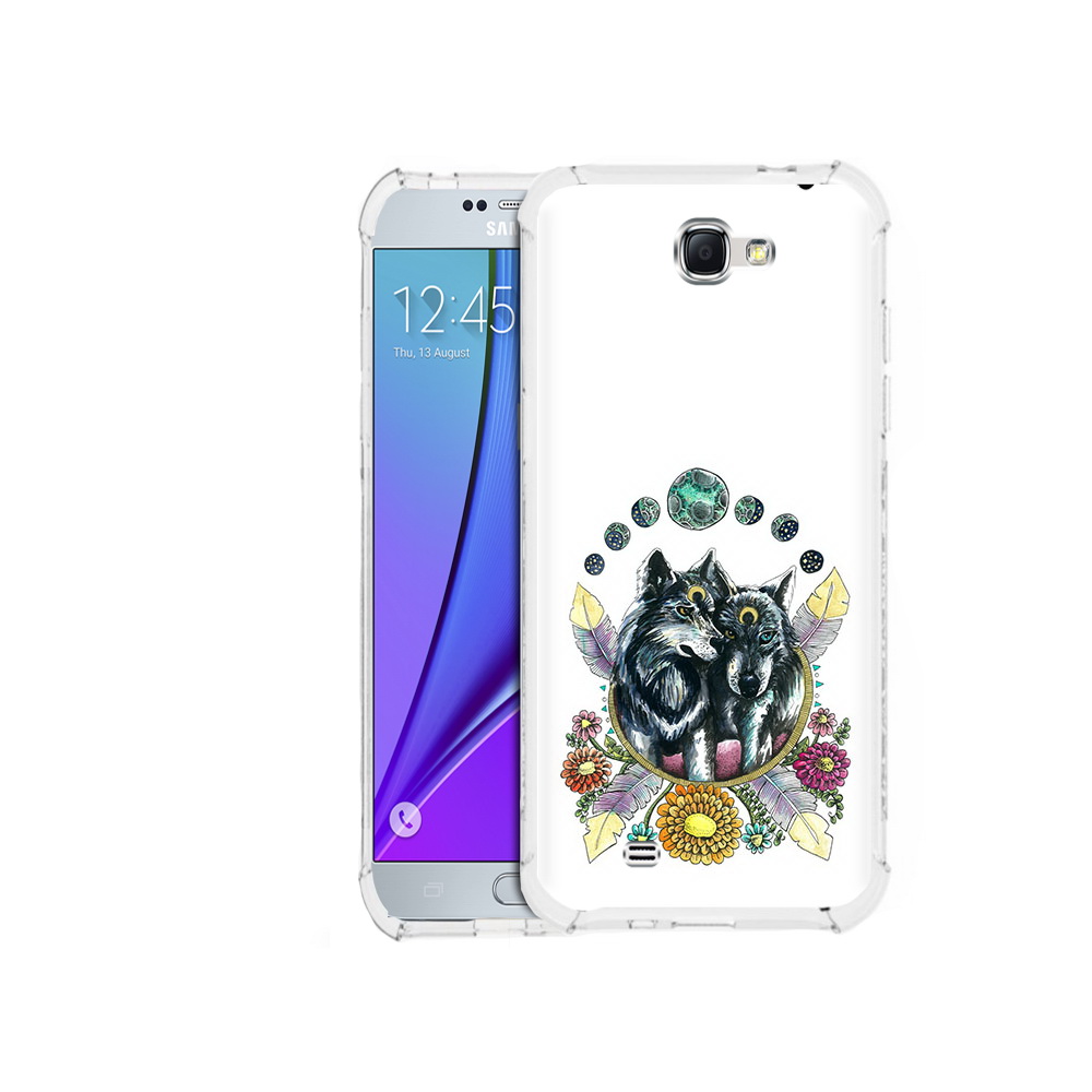 

Чехол MyPads Tocco для Samsung Galaxy Note 2 красивые волки абстракция (PT29983.561.408), Прозрачный, Tocco