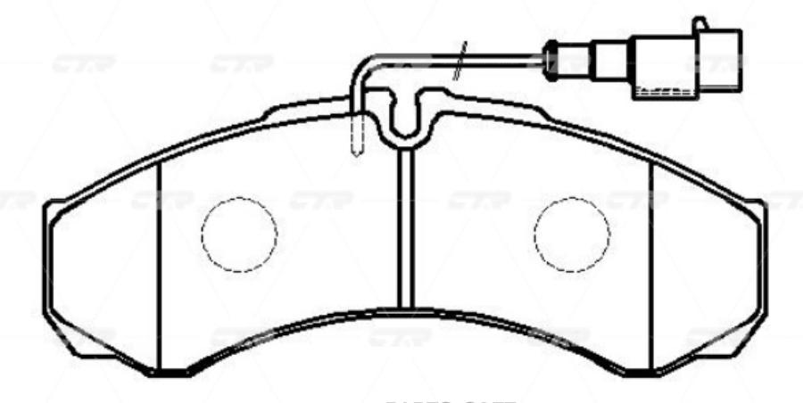 

Тормозные колодки Ctr GK0847