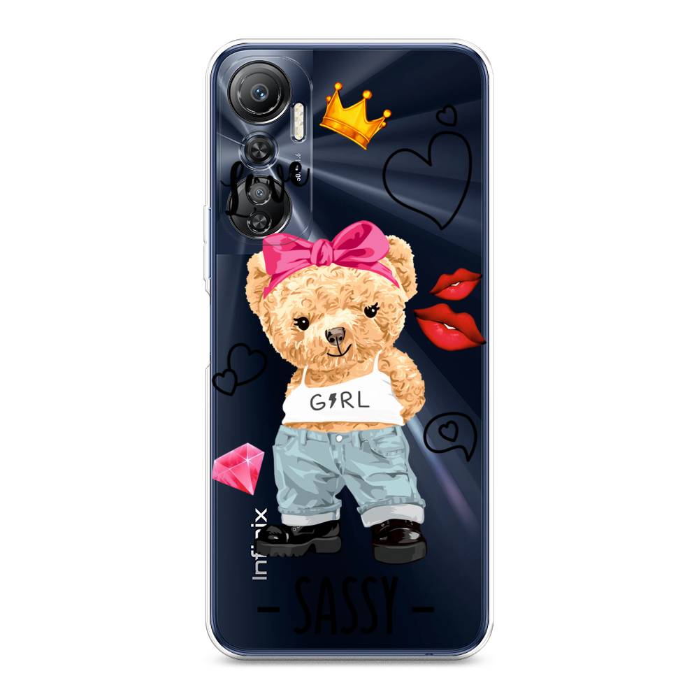 

Чехол на Infinix Hot 20 4G "Sugar Mommy", Голубой;белый;розовый, 3103150-6