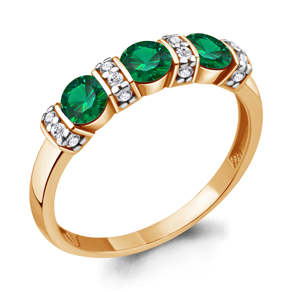 

Кольцо из серебра с фианитом Aquamarine Aquamarine 68938АГ_925_з р. 17, 68938АГ_925_з