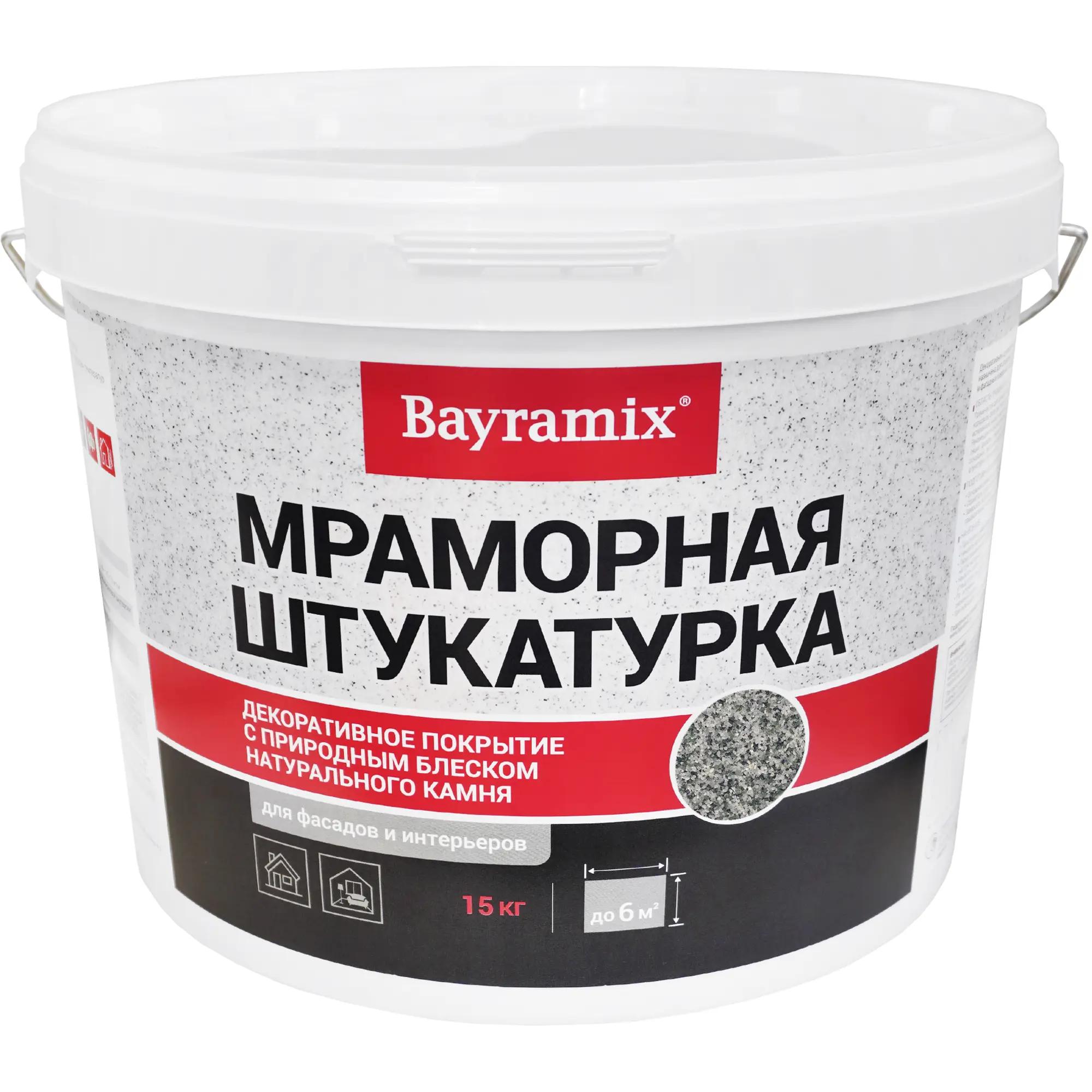 Штукатурка Bayramix Ever Green K мраморная 15 кг