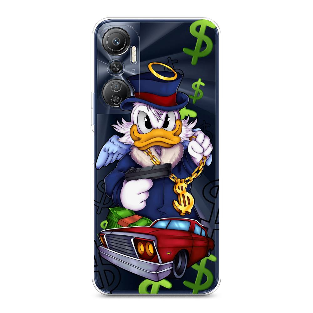 

Чехол на Infinix Hot 20 4G "Scrooge McDuck with a Gold Chain", Красный;синий;белый, 3103150-6