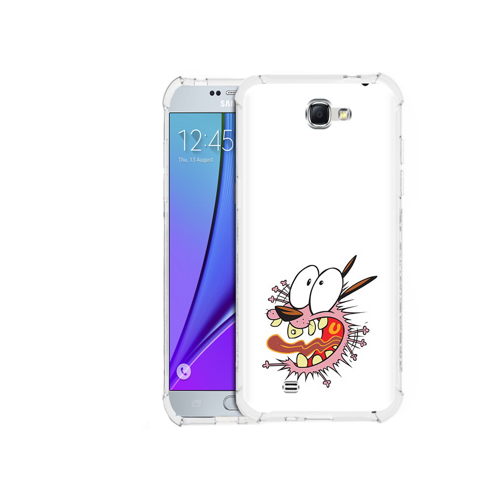 

Чехол MyPads Tocco для Samsung Galaxy Note 2 испуганный бобик (PT29983.561.381), Прозрачный, Tocco