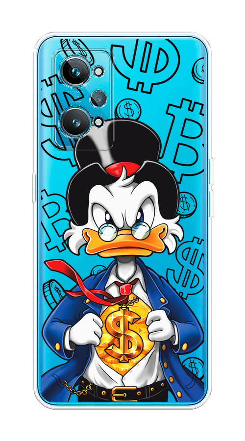 

Чехол на Realme GT 2 "Scrooge Goldman", Черный;белый;синий, 258550-1