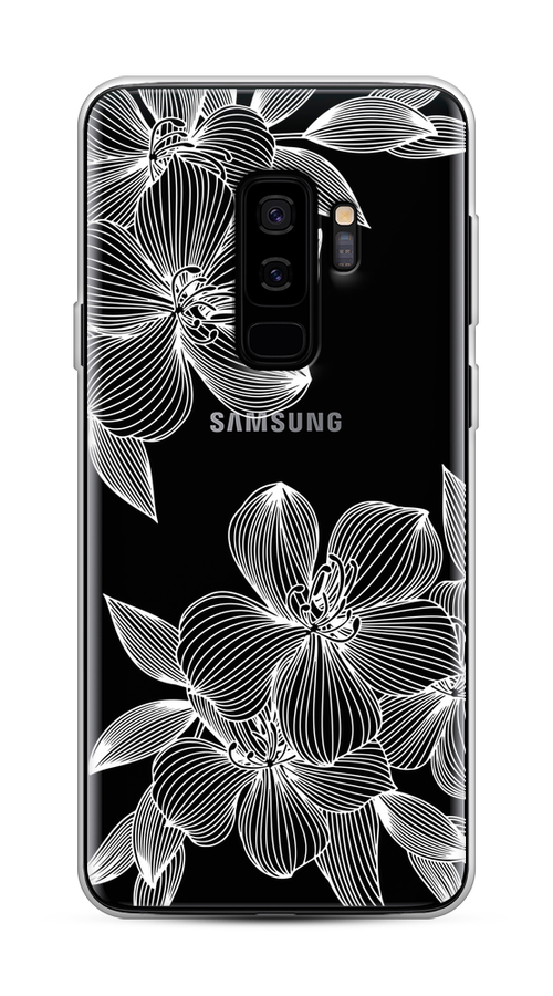 

Чехол на Samsung Galaxy S9 Plus "Крокус", Белый;прозрачный, 25850-1