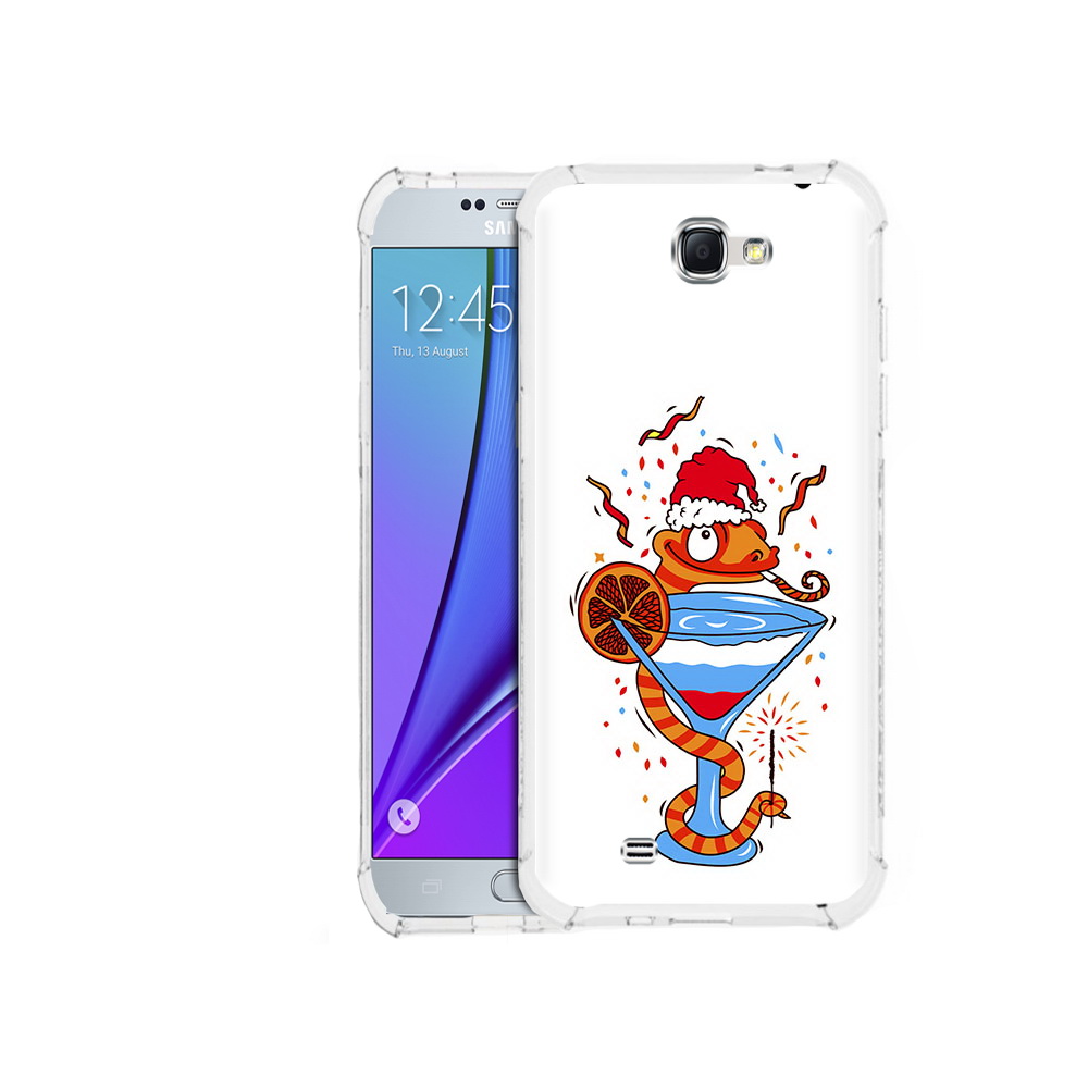

Чехол MyPads Tocco для Samsung Galaxy Note 2 змейка (PT29983.561.364), Прозрачный, Tocco