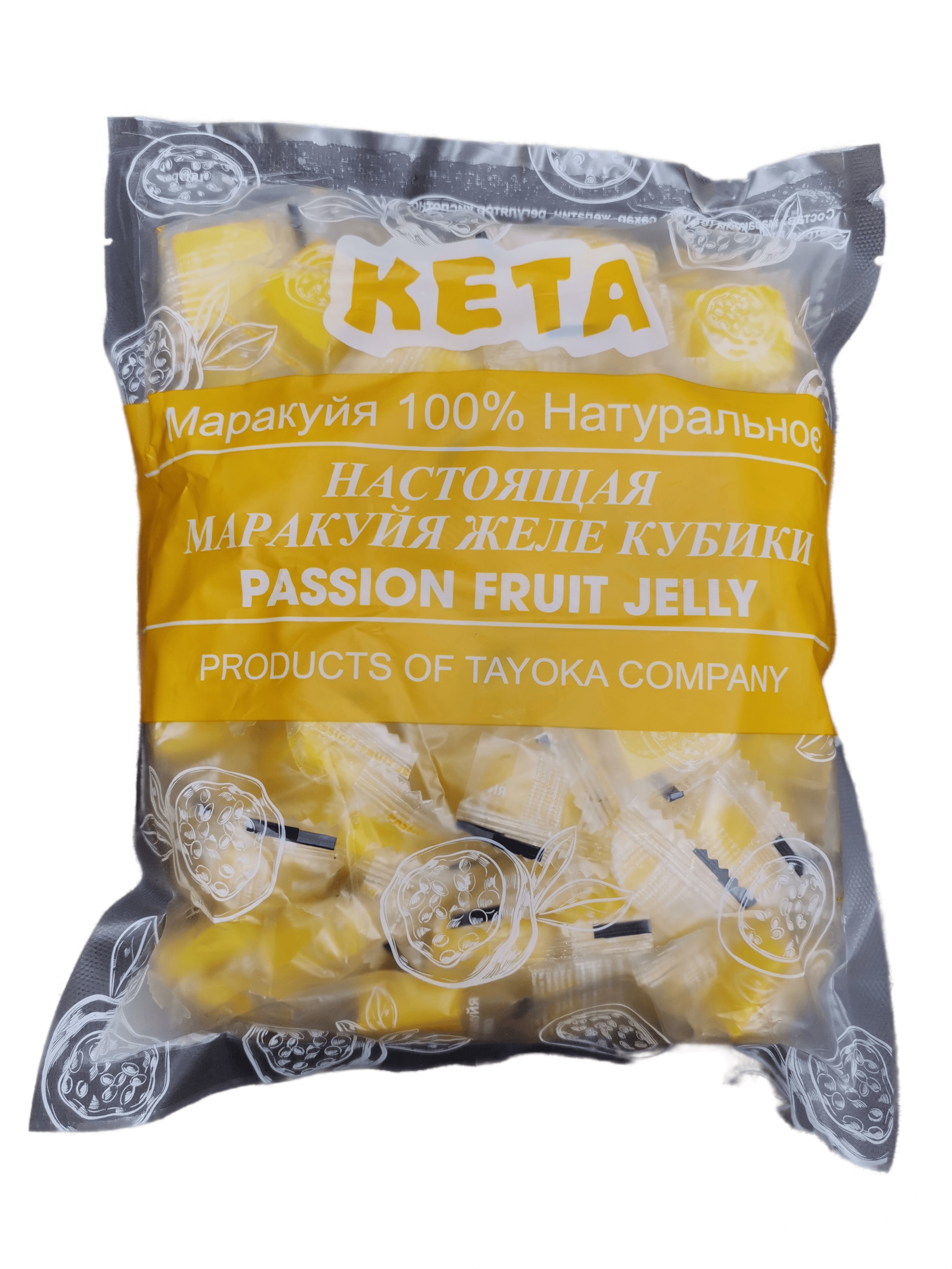 Жевательный мармелад КЕТА, кубики Маракуйя,  500 г
